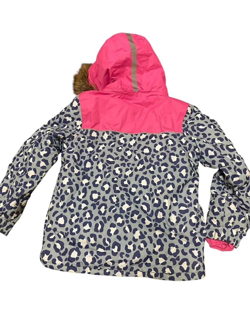 Boden All-Weather Ski Set Jacket & Bib Pants Snow Leopard Pink 15-16Y Snowboard